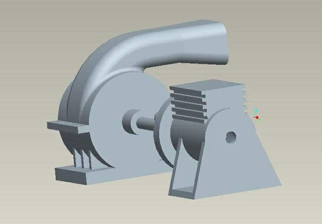 羅茨鼓風機3D圖 羅茨鼓風機3D圖